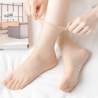 lusailstore - Invisible Slip-resistant Crystal Silk Socks