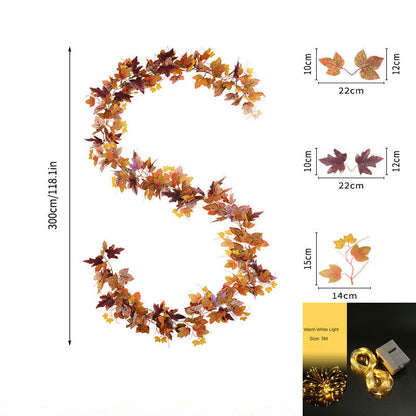 lusailstore - Autumn Leaves LED Garland