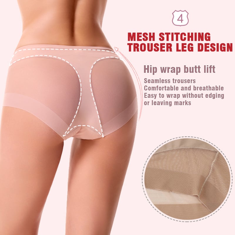 lusailstore - High Waist Ice Silk Seamless Body Shaping Panties