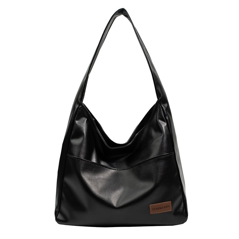 lusailstore - Simple PU leather tote bag