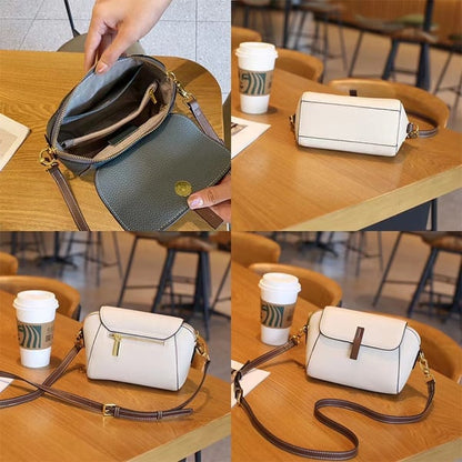 lusailstore - WLight luxury soft leather trendy and versatile crossbody bag