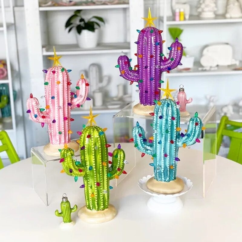 lusailstore - Handmade Vintage Luminous Cactus