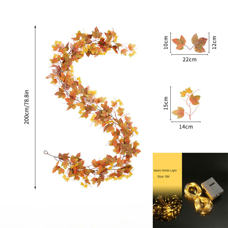 lusailstore - Autumn Leaves LED Garland