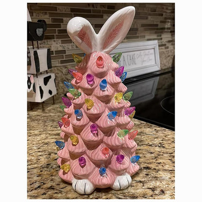 lusailstore - pink bunny christmas tree
