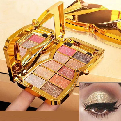 lusailstore - 10 Colors Sparkle Shimmer Eyeshadow Palette
