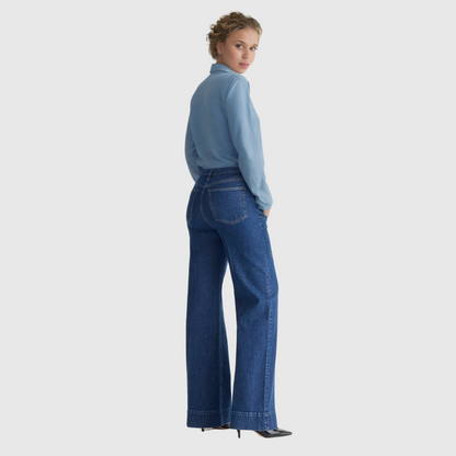 lusailstore - Tall Wide Leg Denim Trouser