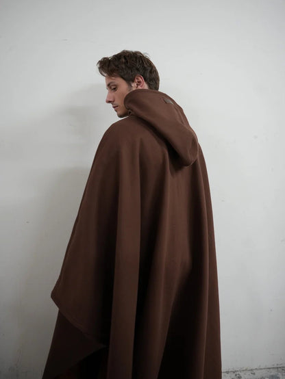 lusailstore - Stylish loose-fitting hooded cape