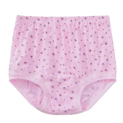 lusailstore -Plus size high-waisted women's pure cotton underwear