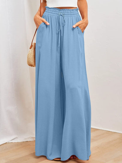 lusailstore - Women's Casual Wide Leg Pants