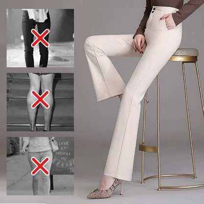 lusailstore-Women’s Fashion Elegant Flare Trousers