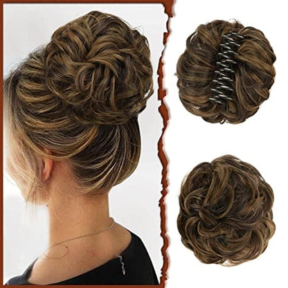 lusailstore-Claw Clip Messy Bun Hair Piece