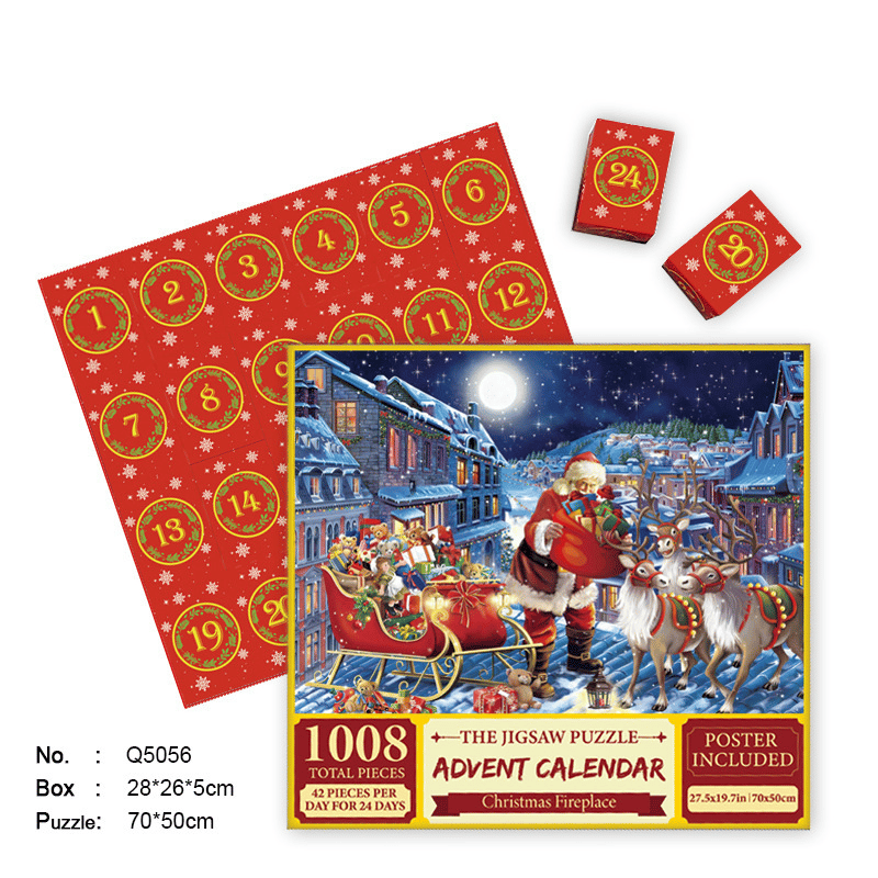 lusailstore-Christmas Advent Calendar Puzzle