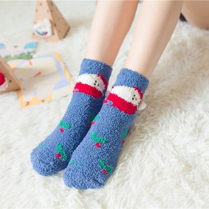 lusailstore - Cute Christmas Style Thick Warm Socks