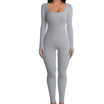 lusailstore - Jumpsuit with Tummy ControlPanel