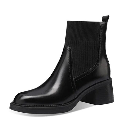 lusailstore- British style stretch slim fit sock boots