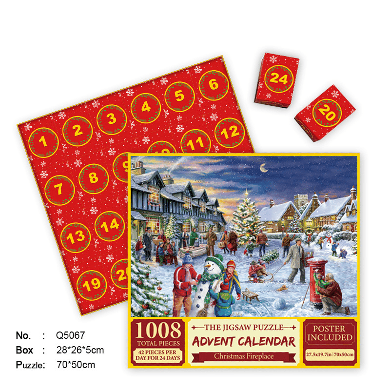 lusailstore-Christmas Advent Calendar Puzzle