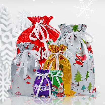 lusailstore - merry pouch christmas drawstring gift bags