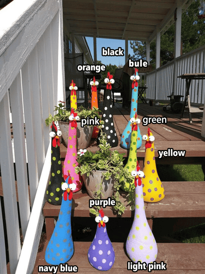 lusailstore - long neck big eye chicken ornaments decor