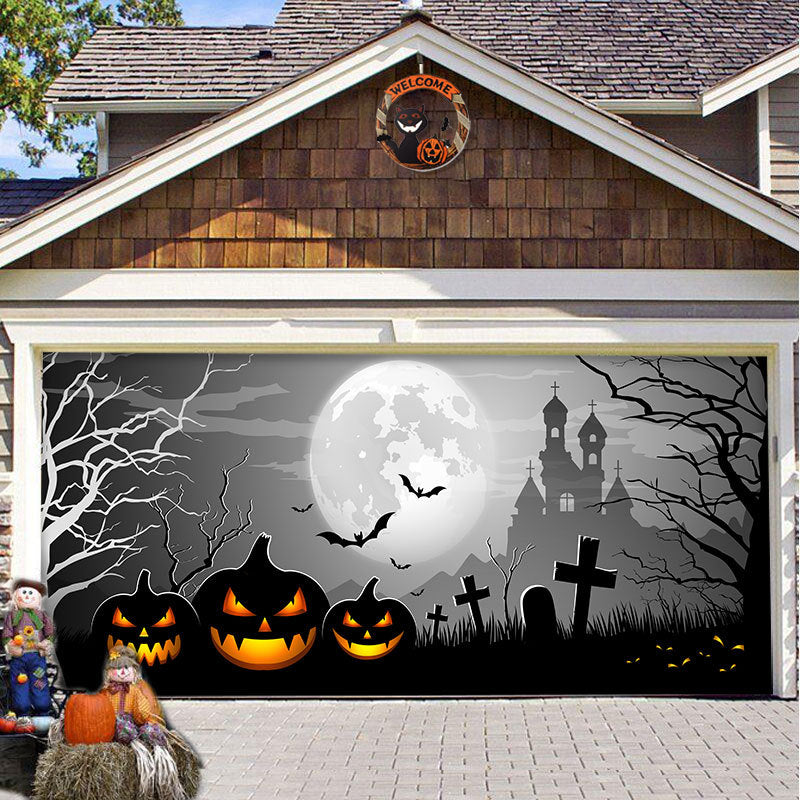 lusailstore- Halloween 2024 Garage Door and Wall Decoration