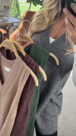 lusailstore - Cozy Pocket Sweater Vest