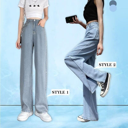 lusailstore - Wide Leg Jeans For Women