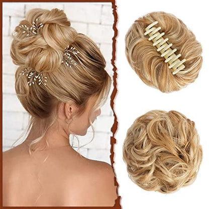 lusailstore-Claw Clip Messy Bun Hair Piece