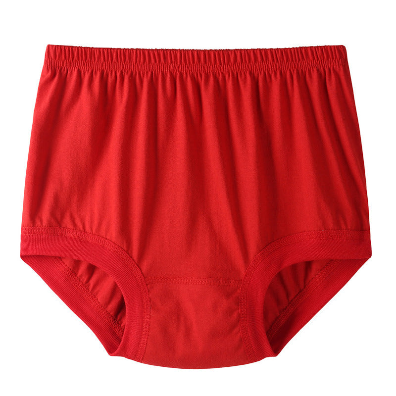 lusailstore -Plus size high-waisted women's pure cotton underwear