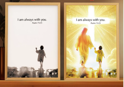 lusailstore - 4D LED Painted Jesus Night Light