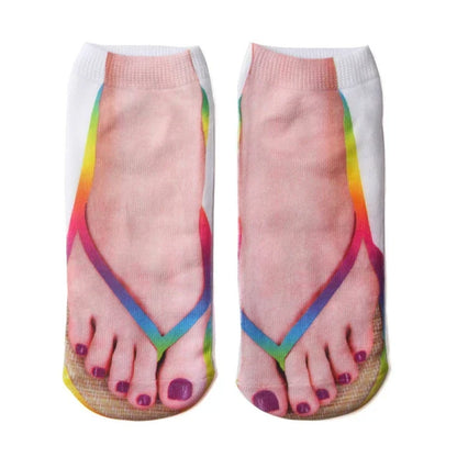 lusailstore - 3D Manicure Print Socks