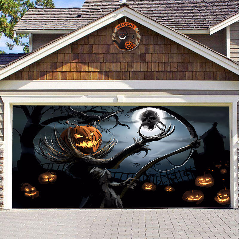 lusailstore- Halloween 2024 Garage Door and Wall Decoration