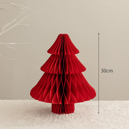 lusailstore - christmas honeycomb paper tree