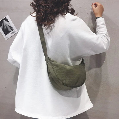 lusailstore - Simple Women Dumpling Crossbody Bag