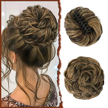 lusailstore-Claw Clip Messy Bun Hair Piece