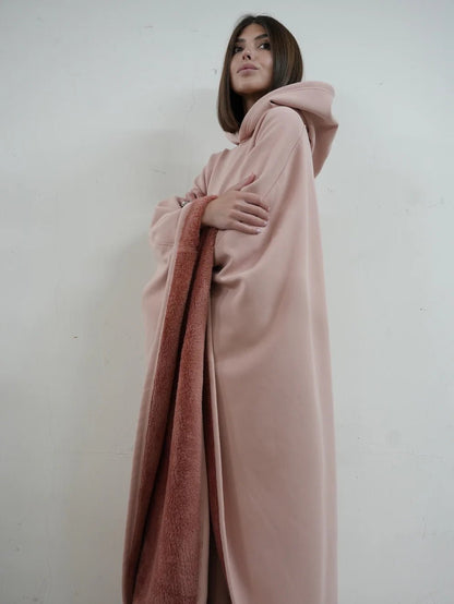 lusailstore - Stylish loose-fitting hooded cape