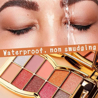 lusailstore - 10 Colors Sparkle Shimmer Eyeshadow Palette