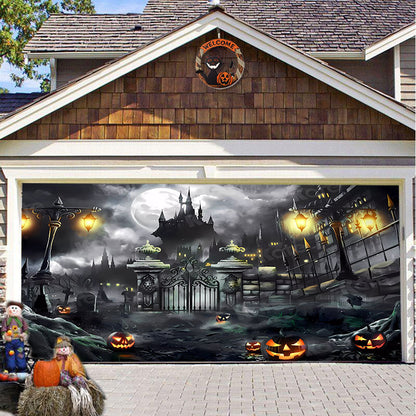 lusailstore- Halloween 2024 Garage Door and Wall Decoration