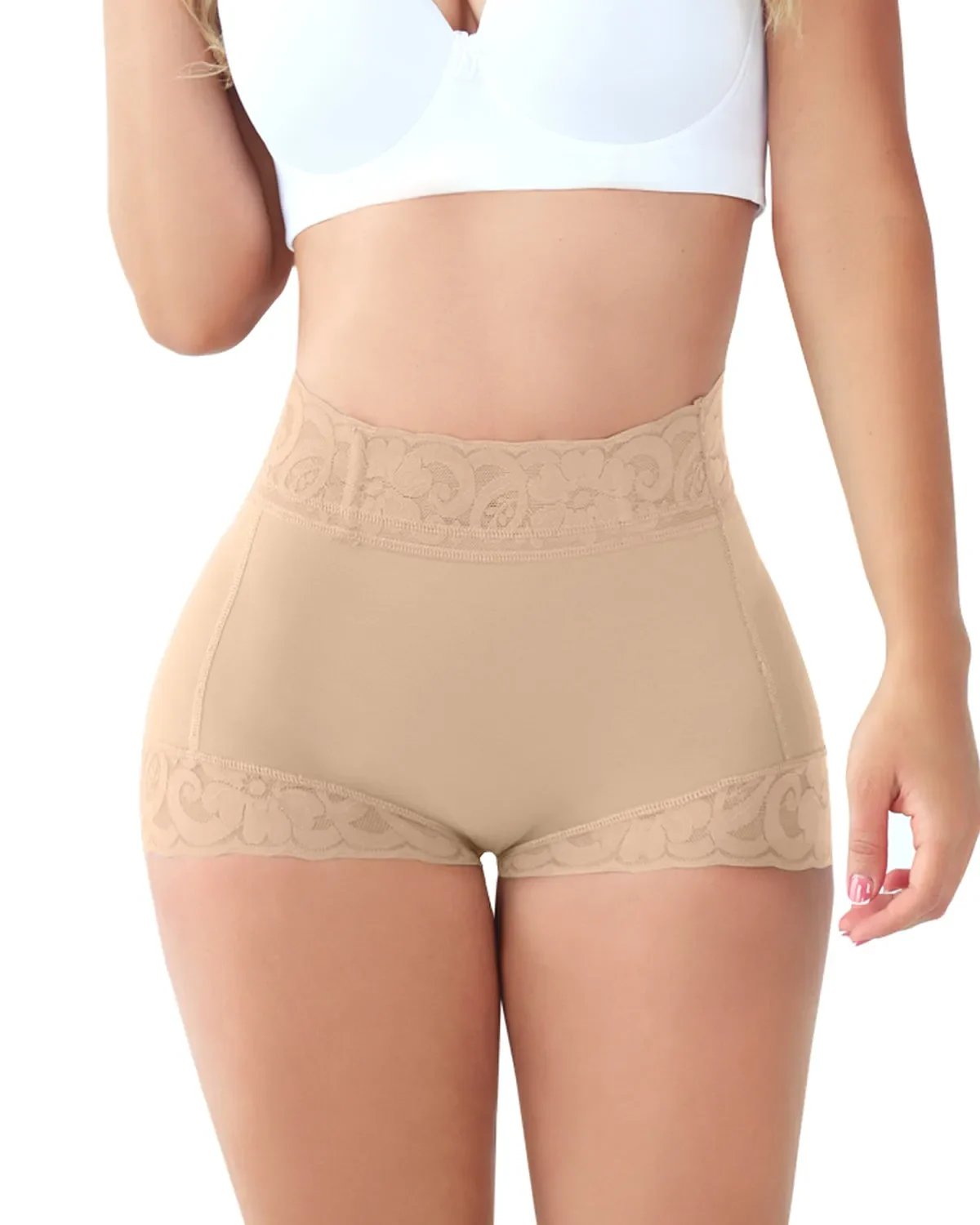 lusailstore - Women's lace daily body shaping buttock enhancement panties