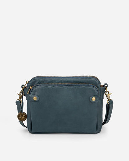 lusailstore - Three-Layer Leather Crossbody Shoulder