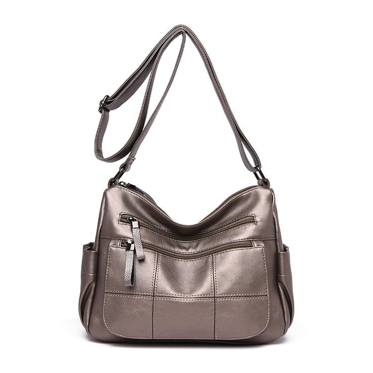 lusailstore - Fashion Soft Leather All-matched Single-shoulder Bags