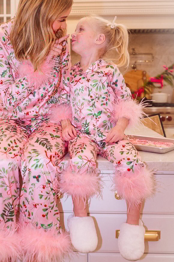 lusailstore - Bianca Pink Christmas Pajama Set