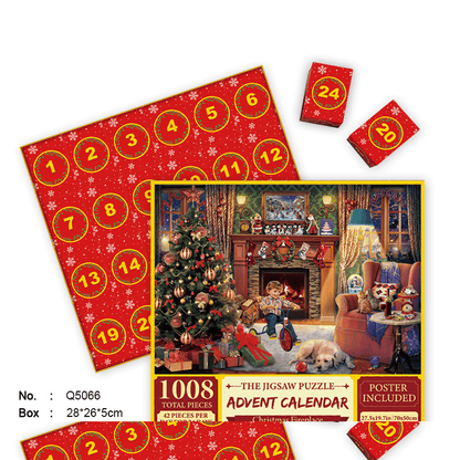 lusailstore-Christmas Advent Calendar Puzzle