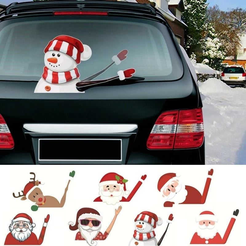 lusailstore - Christmas car wiper sticker