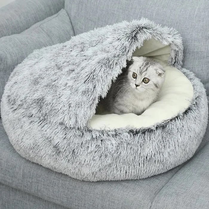 lusailstore - pet bed round plush