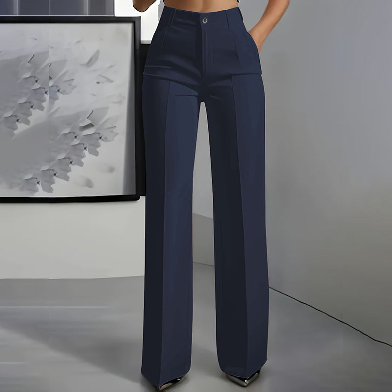lusailstore -Women's High Waisted Slim Formal Pants