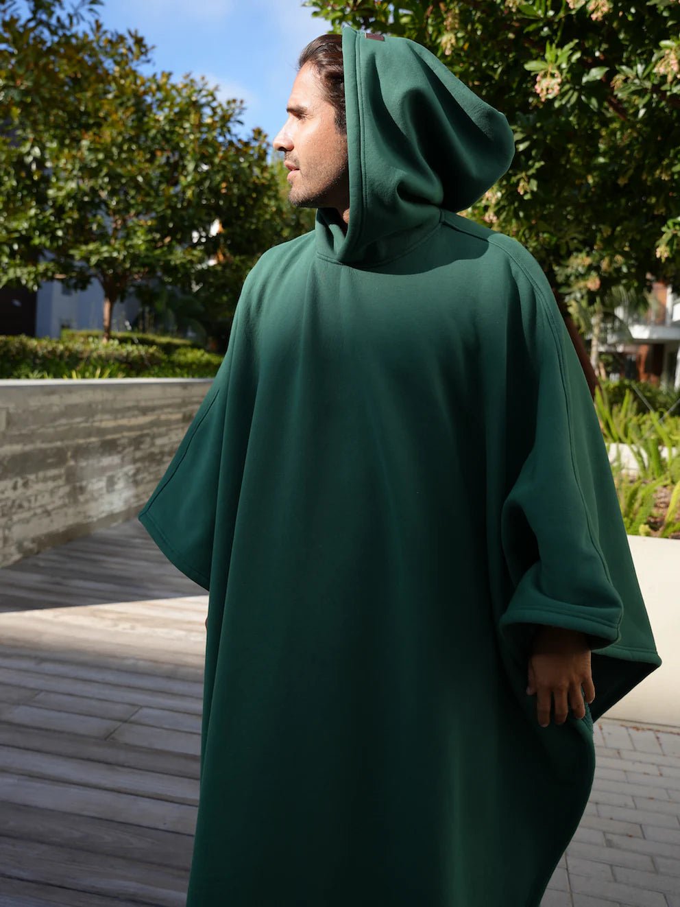 lusailstore - Stylish loose-fitting hooded cape