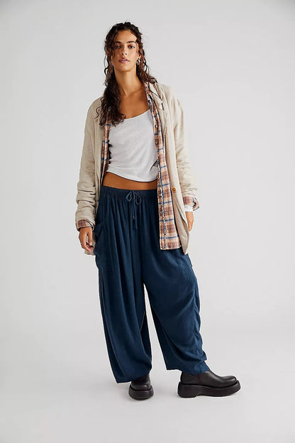 lusailstore -pockets summer harem pants