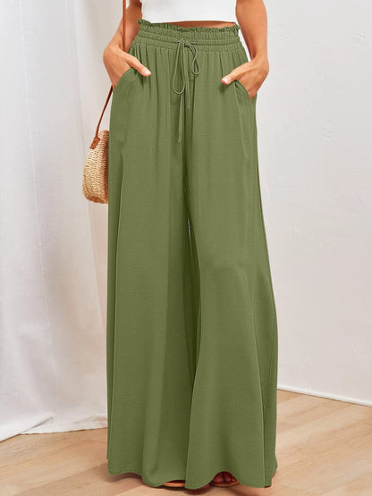 lusailstore - Women's Casual Wide Leg Pants