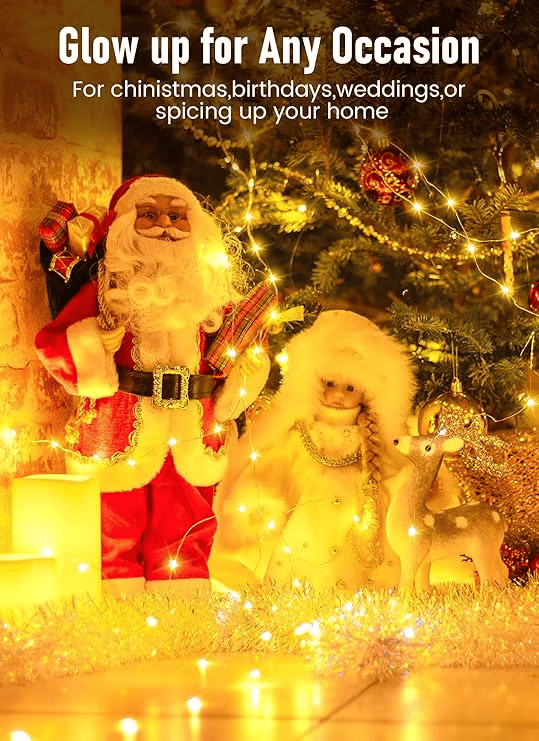 lusailstore - Solar Christmas LED Firefly Flashing Light String