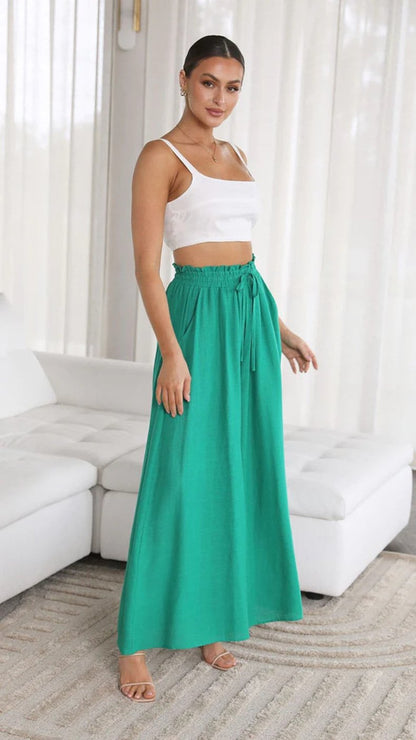 lusailstore - Women's Casual Wide Leg Pants