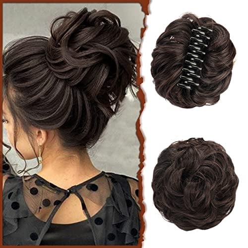 lusailstore-Claw Clip Messy Bun Hair Piece